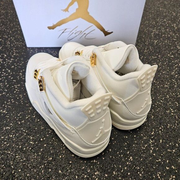 Nike Air Jordan 4 Metallic Gold AQ9129-170 Womens Size 10W/8.5M - Picture 4 of 8